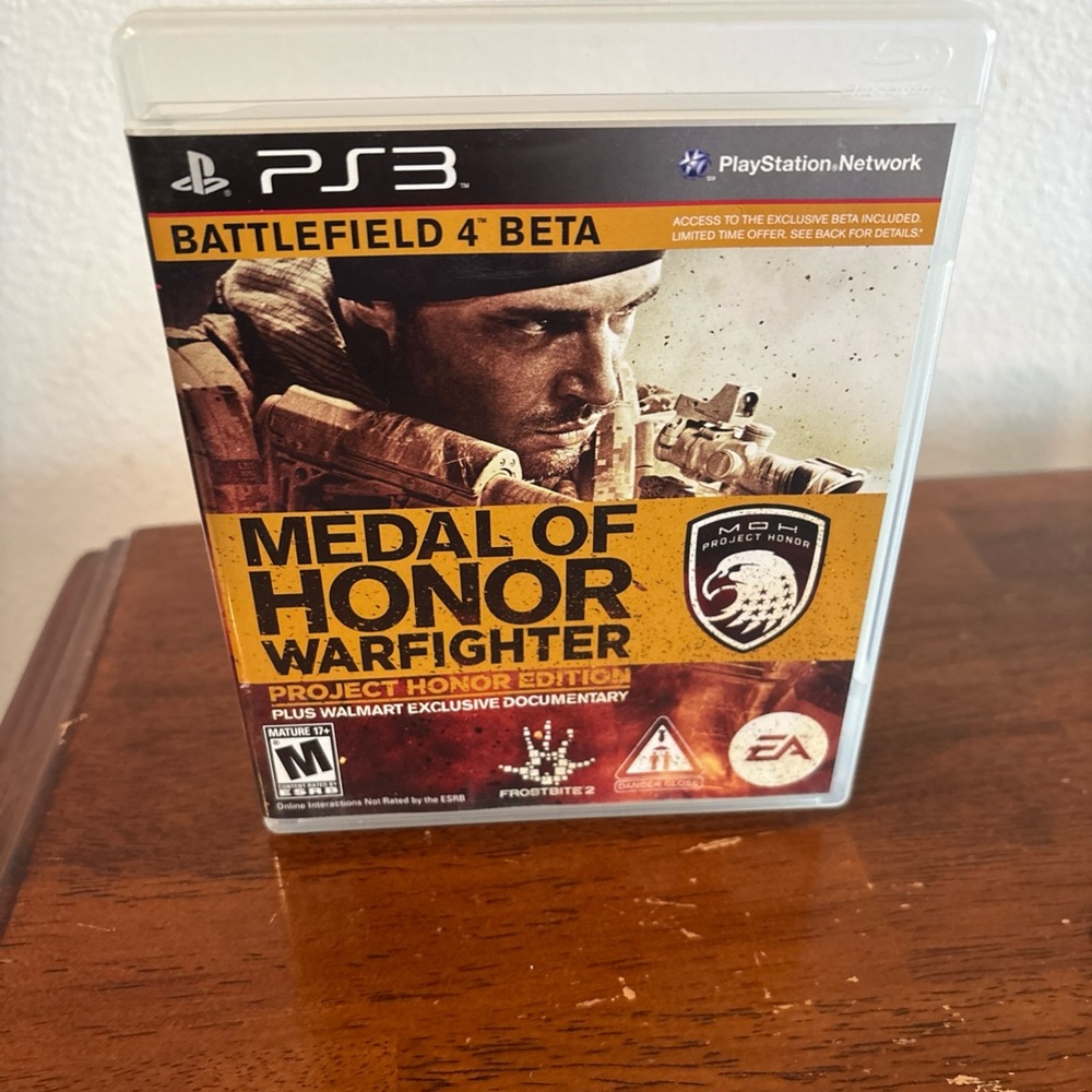 Black Medal of Honor Warfighter PS3 Game
